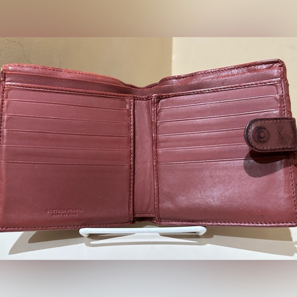 Bottega Veneta Sienna Brown Intreccio Bifold Wallet - Picture 10 of 14